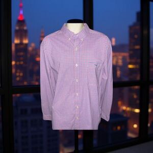 Vineyard Vines On-The-Go Lightweight Gingham Shirt Size XL #7